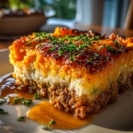 Beef Shepherd Pie with Sweet Potato Mash