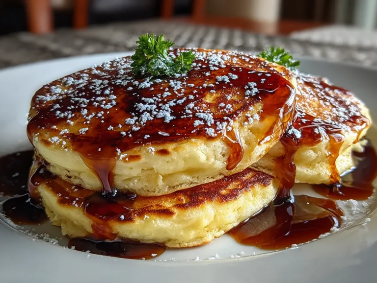 fluffy chocolate pancakes