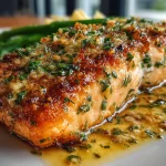 garlic butter baked salmon