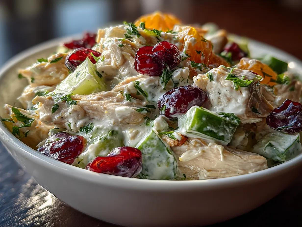 Greek yogurt chicken salad