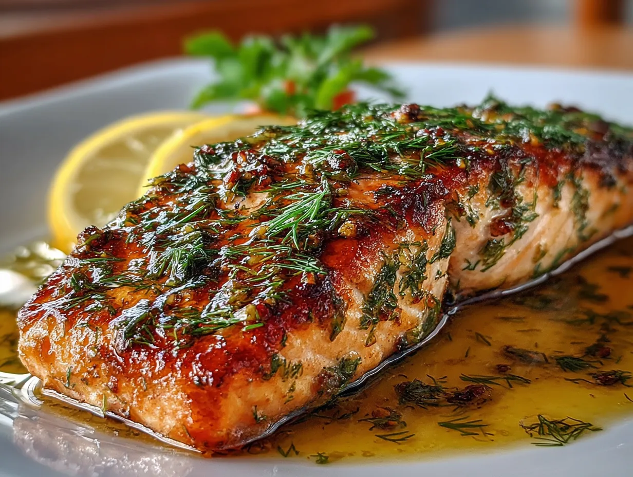 Lemon Dill Baked Trout Fillet