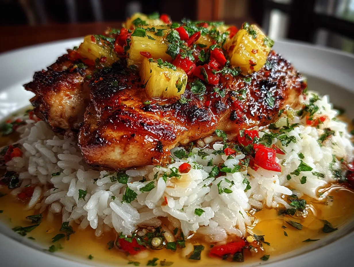 Pineapple Chicken and Rice