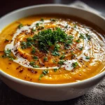 Pumpkin and Butternut Squash Soup with Ginger