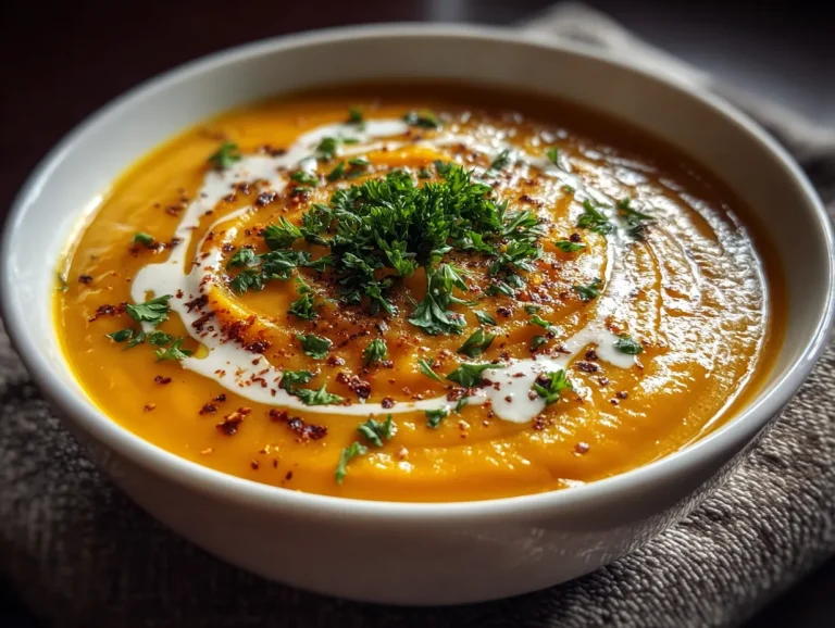Pumpkin and Butternut Squash Soup with Ginger